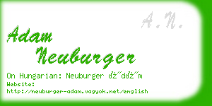 adam neuburger business card